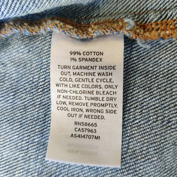 1901 button denim jacket sz XL - Picture 10 of 12